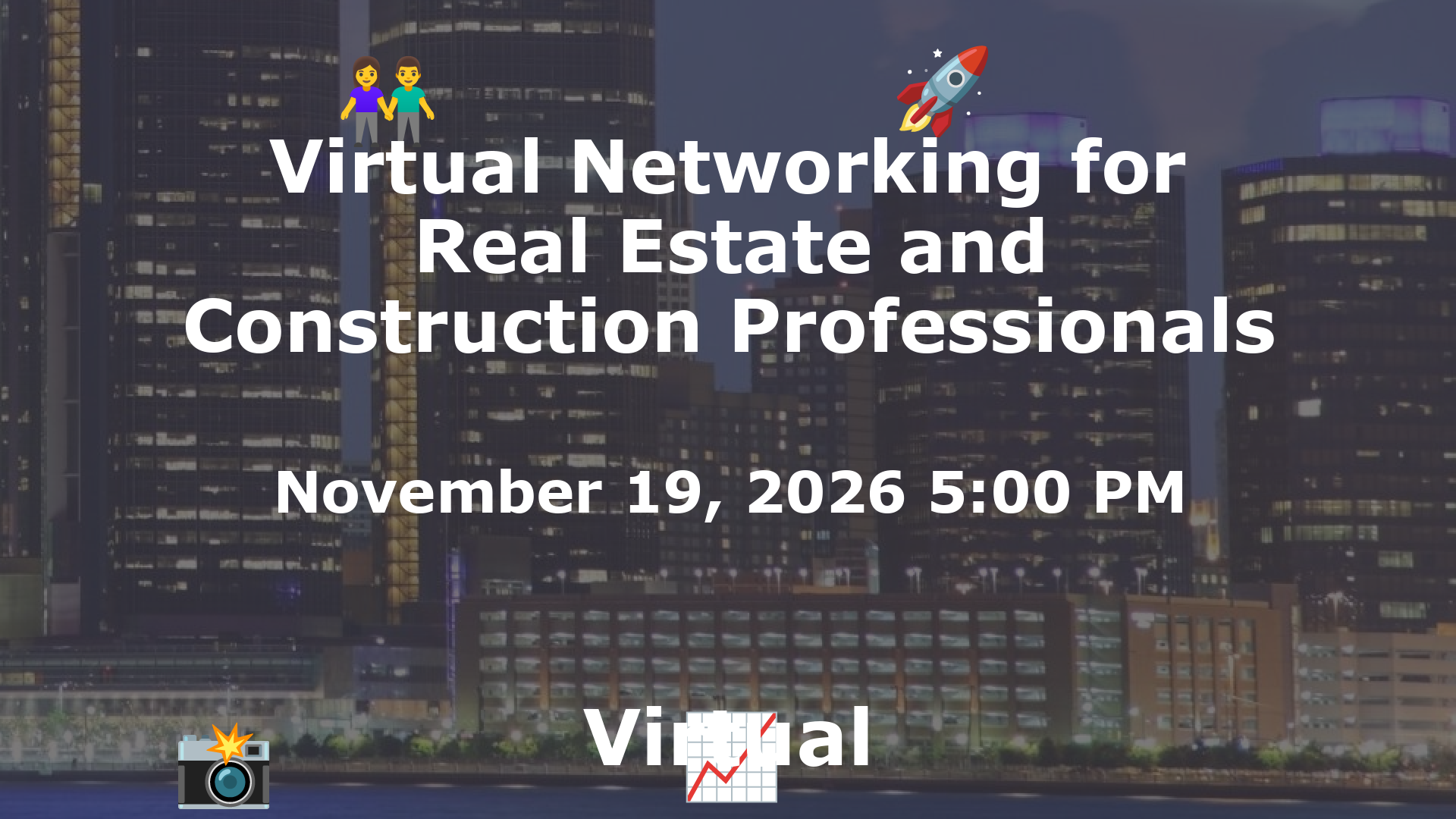 Virtual Networking for Real Estate and Construction Professionals event image